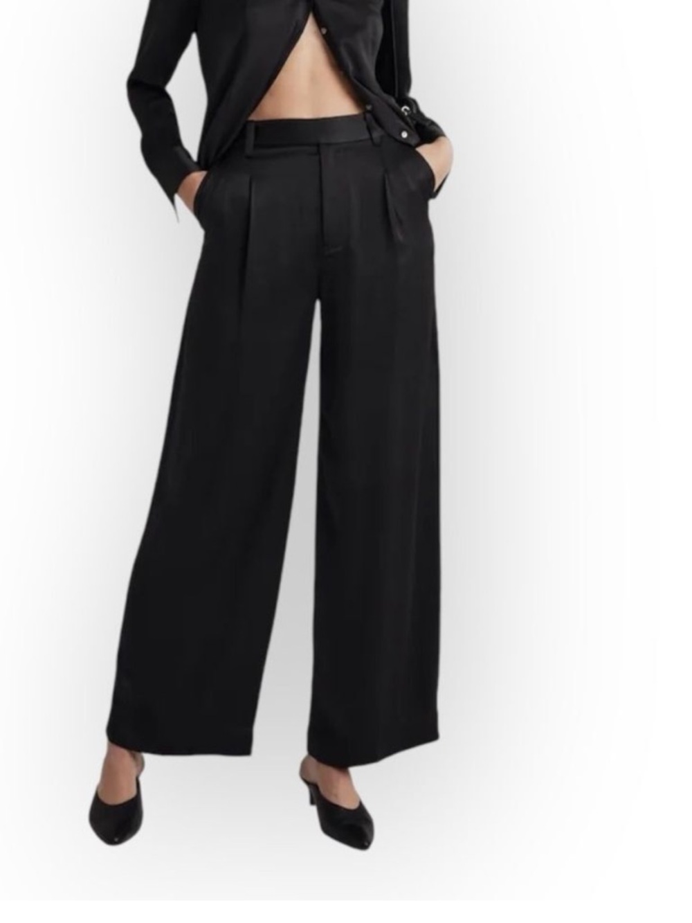 NWT madewell Harlow silky trousers